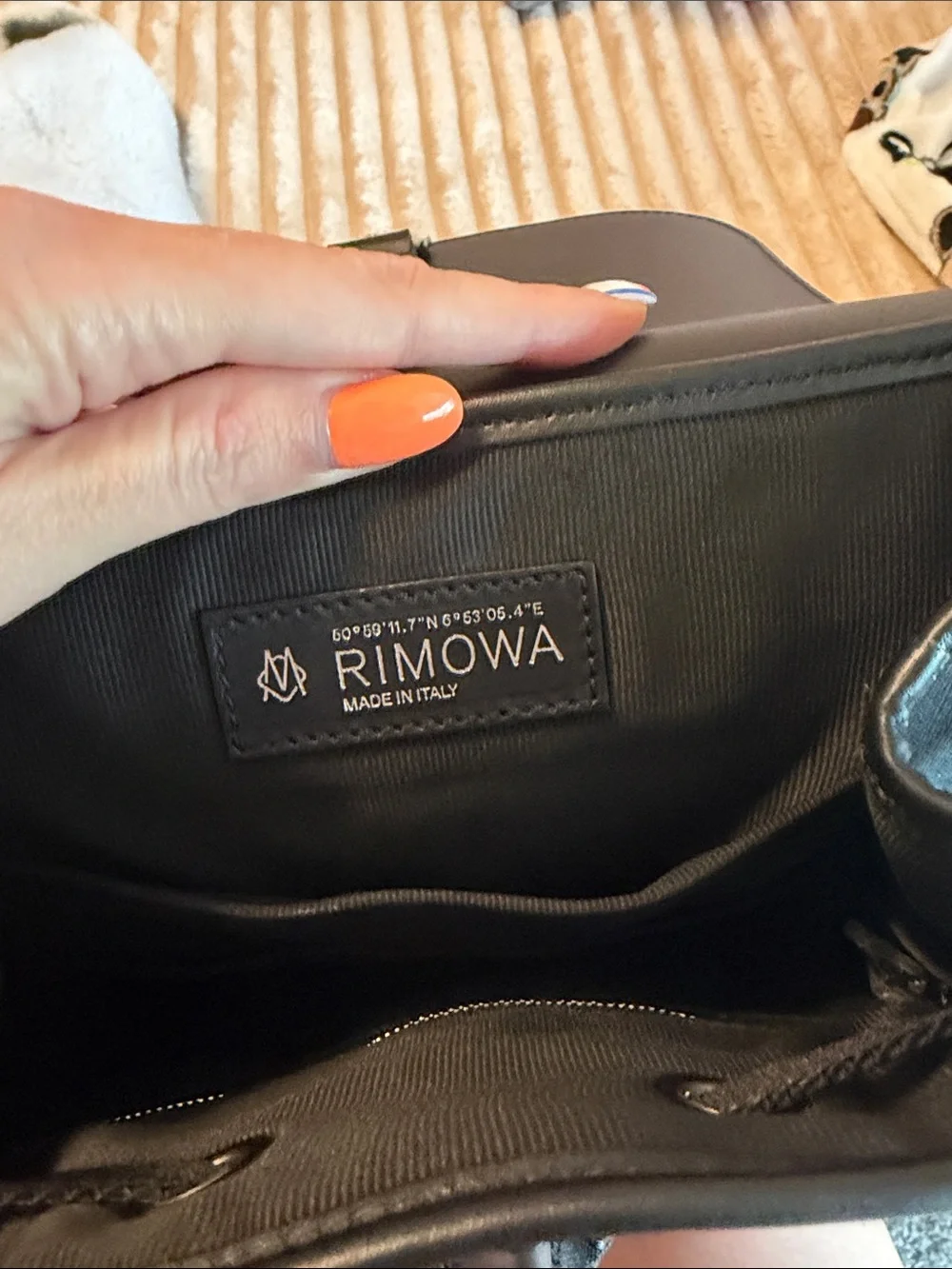 Rimowa Canvas Calfskin Never Still small backpack